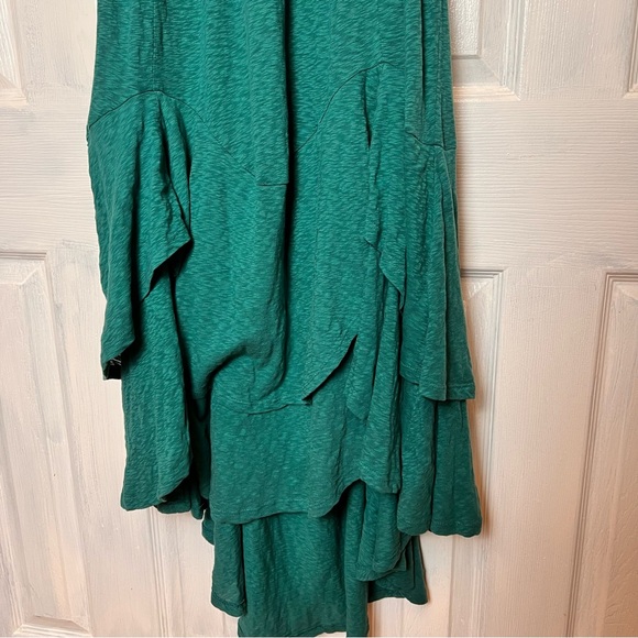 FREE PEOPLE 'Aquamarine' Cotton Teal Blue Flowy Coastal Maxi Dress - Size S - Picture 5 of 15